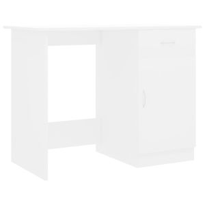 Secretária 100x50x76 cm derivados de madeira branco
