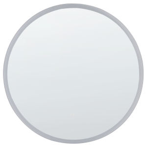 Espelho LED para casa de banho deauville 79 cm 79 cm prateado