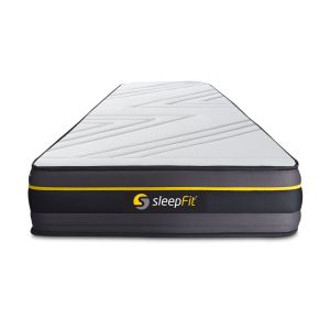 Colchão sleepfit active (100x210 cm - espuma viscoelástica- altura: 24 cm)