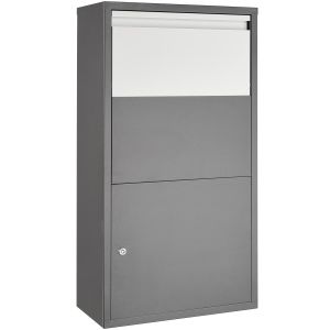 Buzón para paquetes hasta 39 x 30 x 12 cm cierre antirrobo antracite