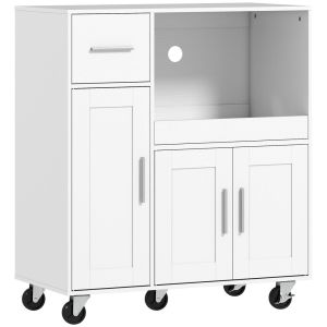 Móvel auxiliar de cozinha 80x40x88,7 cm color blanco Homcom