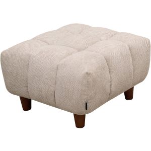 Otomano para sofá reto "matignon" - 70 x 70 x 46 cm - bege