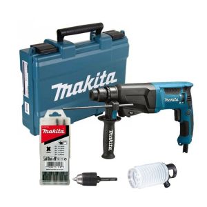 Perfurador sds-plus 800 w - Makita - acessórios - maleta - hr2600x9
