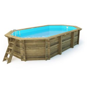 Piscina de madeira "florida 130" - 6,57 x 4,57 x 1,31 m