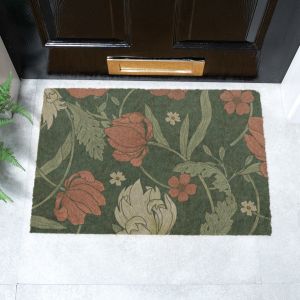 Felpudo rosa roja william morris (60 x 40 cm)