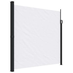 Toldo lateral retrátil 200x500 cm branco