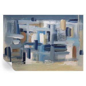 Papel parede adesivo pincéis de abstração 208x146 tulup