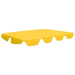 vidaXL dosel de repuesto columpio jardín amarillo 150/130x105/70 cm