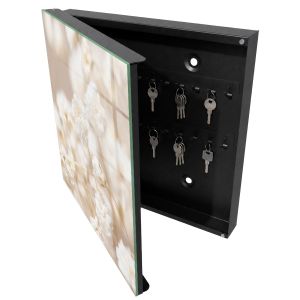 Caixa para chaves de vidro 30x30x5, abertura à esquerda tulup