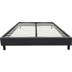 Estrado "andy" - 160 x 200 cm - PVC - cinza antracite