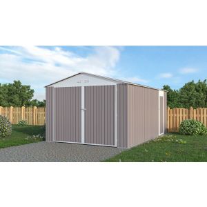 Garagem metálica "nevada" - 15,36m² com painéis solares