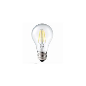 Lâmpada de filamento LED regulável a60 6w E27 branco quente 2700k