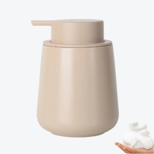 Bosilunlife dispensador jabón espumoso grande cerámica reciclada eco-clay