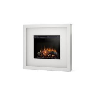 Litos - lareira elétrica LED independente - branco mate 28'