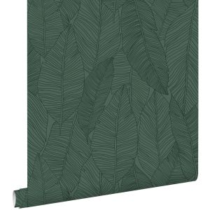Estahome papel de parede folhas desenhadas a caneta 53 cm x 10.05 m 139449