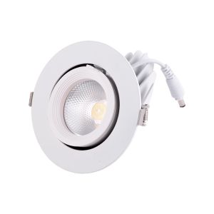 Foco downlight LED 20w 3000lm 4000ºk circular ajustável 40.000h