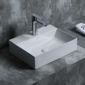Lavatório de pousar k45 cerâmica 45,5x12,5x35,5 cm branco