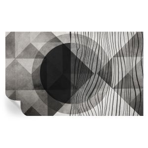 Papel de parede vinílico formas abstratas 416x254 tulup