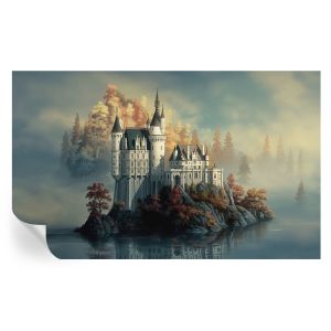 Papel parede adesivo castelo de conto de fadas 416x254 tulup