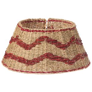 Saia para árvore de natal hiver 51 cm aLGa vermelho