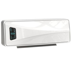 Aquecedor elétrico de parede 54x18.7x14.5 cm abs, pa color blanco Homcom