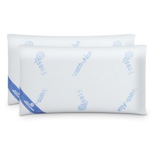 Nalui almofadas viscoelásticas gel fresh pack 2 (70x38 cm), firmeza média