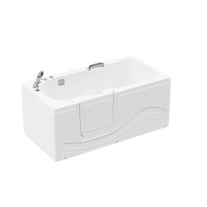 Bañera con puerta vital m hidromasaje 153x76 cm – izquierda