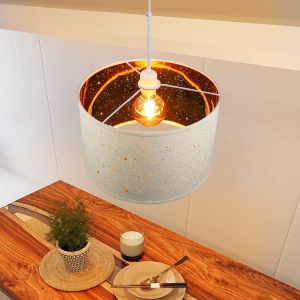 Nettlife luminária de pendurar E27 branco 38x38