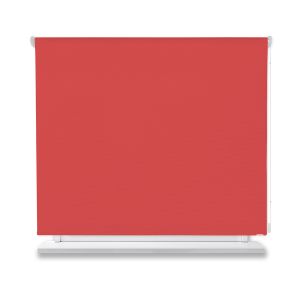 Estor enrollable opaco rojo 90x150cm.