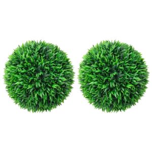 Bolas de buxos artificiais 2 pcs 38 cm ergft6772