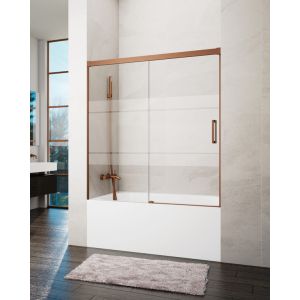 Resguardo banheira frontal+deslizante basic 150-155cm serigrafado cobre