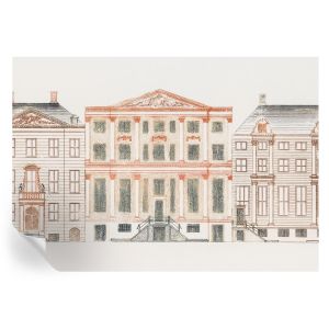 Papel de parede vinílico edifícios clássicos 208x146 tulup