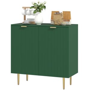 Aparador para sala de estar mdf verde 80x40x80 cm