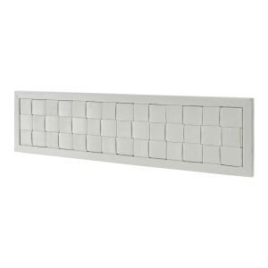 Cabeceira tervo 140x5x50 cm veludo - cinzento [en.casa]