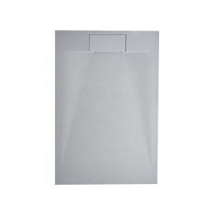 Base de duche azzurro 80 x 120 x 3 cm cinzento