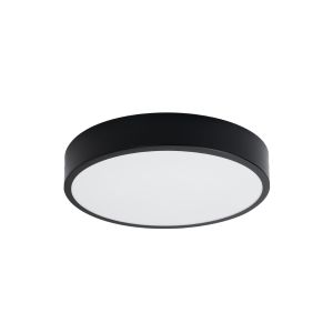 Lámpara de techo onyx 1 negro aluminio 40x6x40 cm