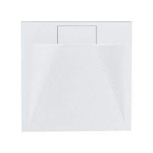 Base de duche azzurro 80 x 80 x 3 cm branco