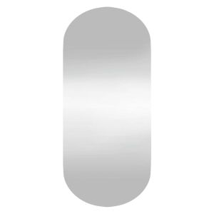 vidaXL espejo de pared vidrio ovalado 30x70 cm