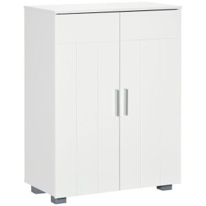 Armário de casa de banho 60x30x80cm mdf color blanco kleankin