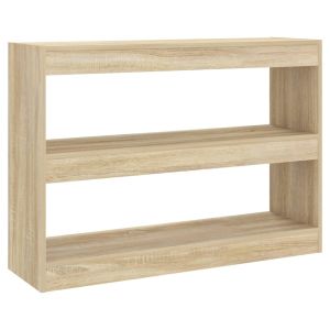 vidaXL estantería/divisor de espacios color roble sonoma 100x30x72 cm