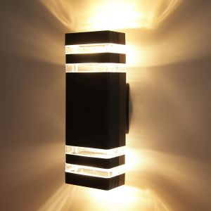 Luminária de parede exterior impermeável gu10
