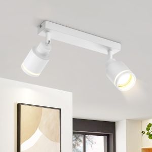Nettlife luminária de teto branco gu10 30x5