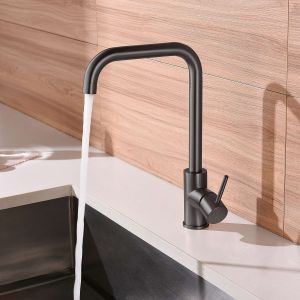 Torneira misturador de cozinha sky bath cinzento mate inox s304