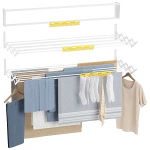Newlux estendal de parede  (120x60x19cm) com capacidade de 102 m / 12 kg