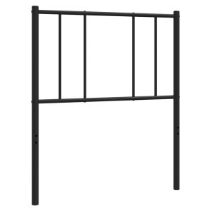 vidaXL cabecero de metal negro 80 cm