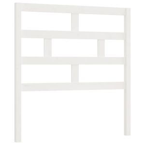 vidaXL cabecero de cama madera maciza de pino blanco 96x4x100 cm