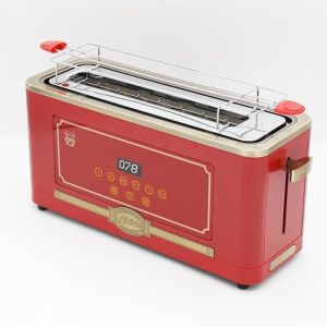 Torradeira - kaiser - t 4000 vermelho - retrô - 6 níveis de tostagem - funç