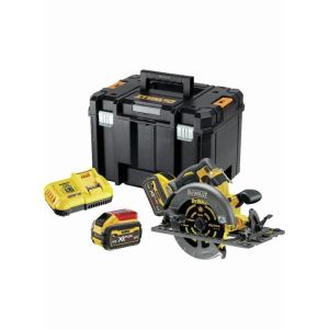 Serra circular 2.0 xr flexvolt 54v 3ah li-ion sem escovas compatível com tr