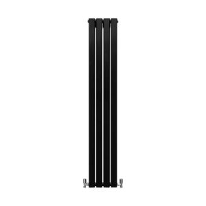 Radiadores de painel plano de designer 1600x280mm - preto fosco