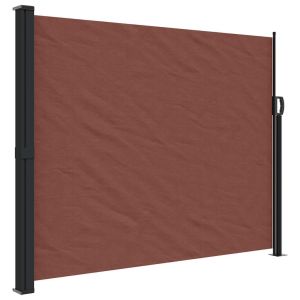 Toldo lateral retrátil 160x300 cm castanho